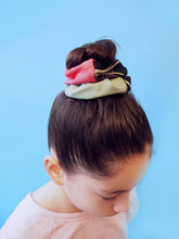 Load image into Gallery viewer, Scrunchie Silk Cotton Pink Mint
