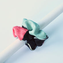 Load image into Gallery viewer, Scrunchie Silk Cotton Pink Mint
